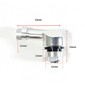 Valvola a gomito in alluminio 11,3 mm